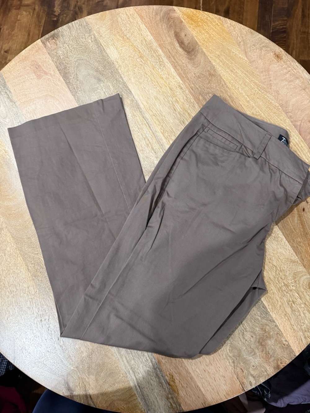 Women's Tailored Brown Dress Trousers